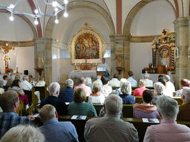 100 Jahrfeier Weingartenkapelle in Naumburg mit Bischof Dr. Michael Gerber (Foto. Karl-Franz Thiede)